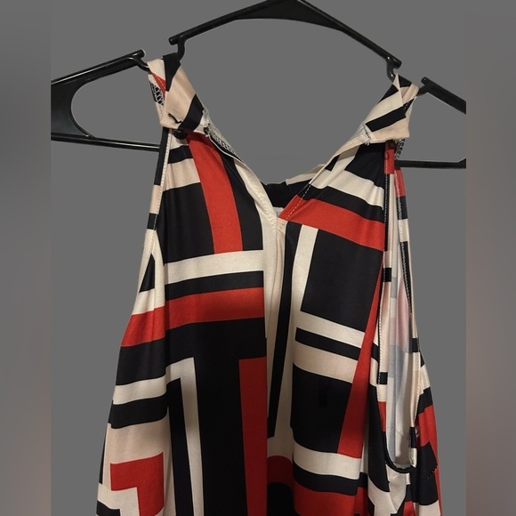 Womens Long Tank Top With Colorful Design XL - Picture 4 of 4